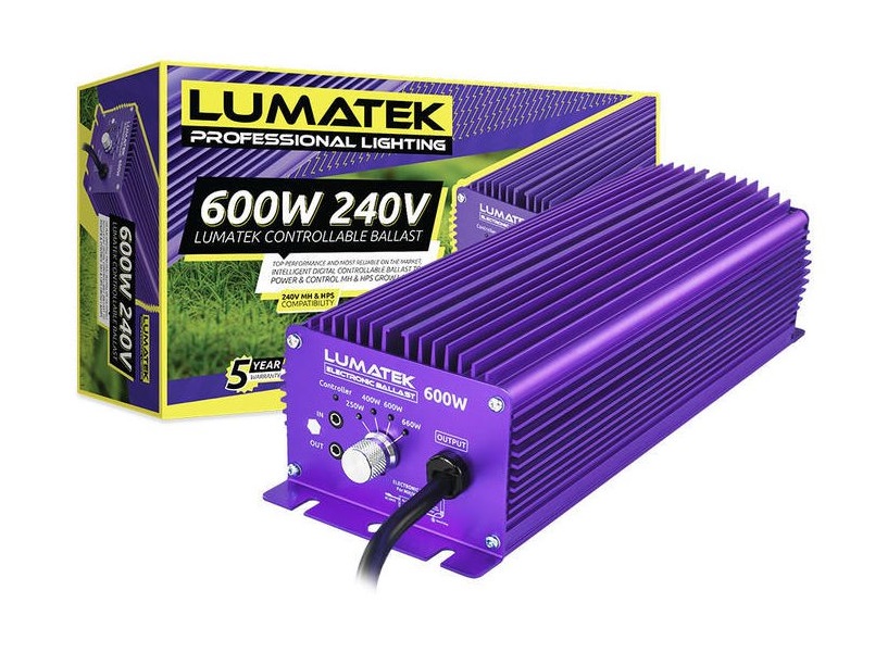 Elektronický předřadník Lumatek 600W, 240V - CONTROLLABLE