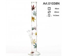 Skleněný bong Multi Leaf 40cm, 14,5mm