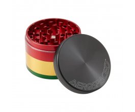 Čtyřdílná drtička Aerospaced by Higher Standards, 63mm, rasta