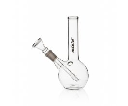 Skleněný bong Micro Happiness, průhledný, 16cm, 14,5mm