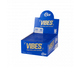 Rýžové papírky Vibes King Size Slim, 33ks v balení, box 50ks