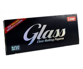 Průhledné papírky LUXE GLASS King Size, 40ks v balení