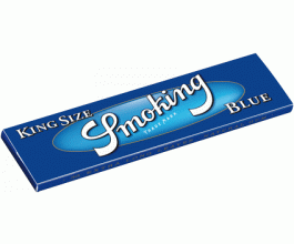 Papírky SMOKING BLUE King Size, 33ks v balení