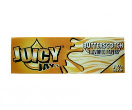 Juicy Jay's ochucené krátké papírky, Butterscotch, 32ks/bal.