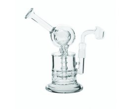 Skleněný bong Pure Glass 8" Escape Bubbler Clear