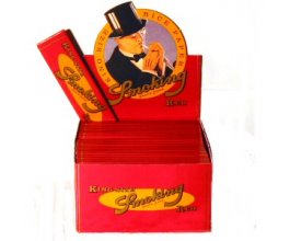 Papírky SMOKING RED King Size, 33ks v balení | box 50ks