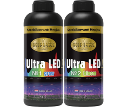 Gold Label Ultra LED no. 1 (grow) & no. 2 (bloom) 10L