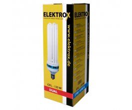 Úsporná CFL lampa ELEKTROX 125W, na růst i květ