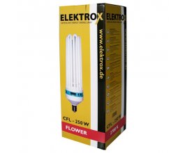 Úsporná CFL lampa ELEKTROX 250W, na květ