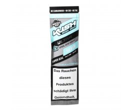 Kush Herbal Hemp Blunt Wraps Ultra Silver 2ks/bal.