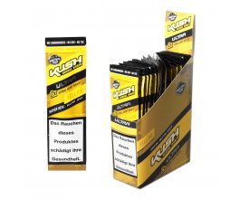 Kush Herbal Hemp Blunt Wraps Ultra Yellow, 2ks v balení | box 25ks