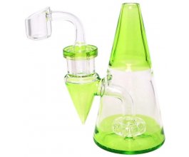 Skleněný bong Heatex Glass Minimalist Green 5"