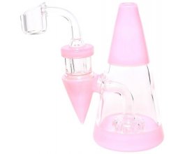 Skleněný bong Heatex Glass Minimalist Pink 5"