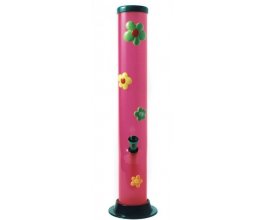 Bong Zooom Straight Daisy Pink 35cm