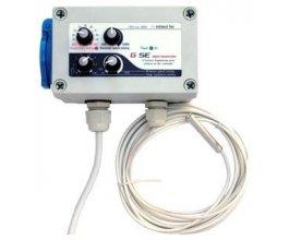 GSE Digitalní regulátor teploty, min&max rychlosti ventilatoru a hystereze