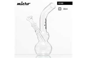 Skleněný bong Micro Hit, 22cm