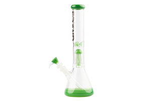 Skleněný bong Grace Glass Limited Edition Green Beaker Bong , zeleny, 37cm