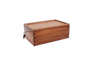 Dřevěná uzamykatelná skříňka Marley Natural Lock Stash Box