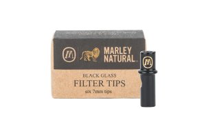 Skleněné filtry Marley Natural Glass Filter, 7mm, black, 6ks