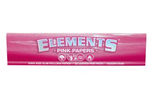 Papírky ELEMENTS PINK King Size, 32ks v balení