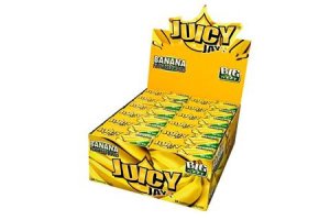 Papírky Juicy Jay's Rolls, Banán, 5m v balen |, box 24ks