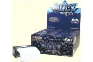 Papírky Juicy Jay's Rolls, Borůvka, 5m v balení | box 24ks