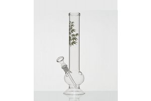 Skleněný bong Green Plant Bubble 30cm, průměr 40mm