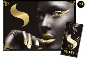 Shine 24K One Sheet King Size, 1 King size zlatý papírek