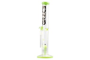 Skleněný bong Grace Glass Limited Edition Green Barrel Bong, zelený, 33cm