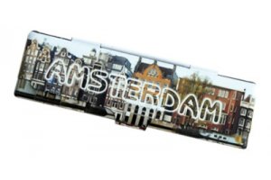 Obal na King Size papírky - Amsterdam, baráčky