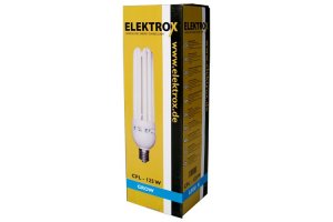Úsporná CFL lampa ELEKTROX 125W, na růst