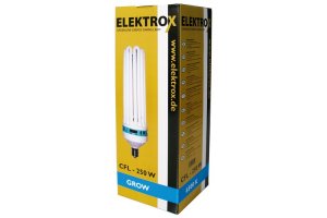 Úsporná CFL lampa ELEKTROX 250W, na růst