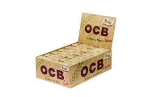 Rolovací papírky OCB Organic Hemp Rolls, 4m | box 24ks