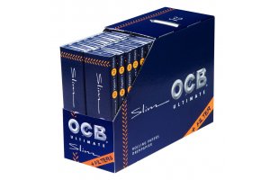 OCB ULTIMATE SLIM + TIPS, 32ks v balení, 32ks/box