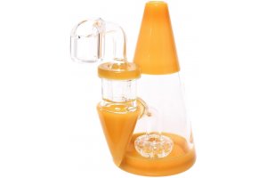 Skleněný bong Heatex Glass Minimalist Yellow Jade 5"